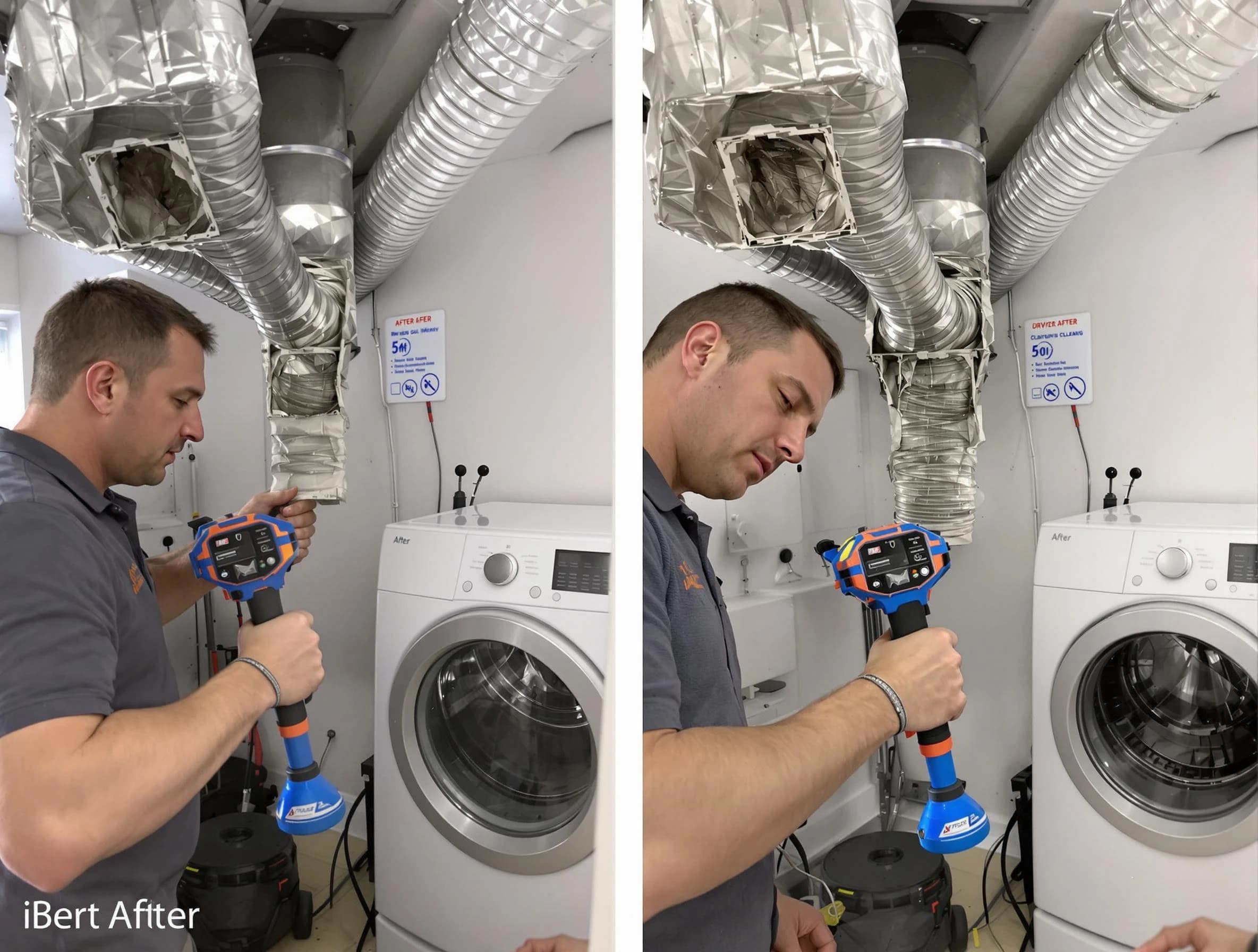 Professional clogged vent cleaning by Cambridge Dryer Vent Cleaning in Cambridge