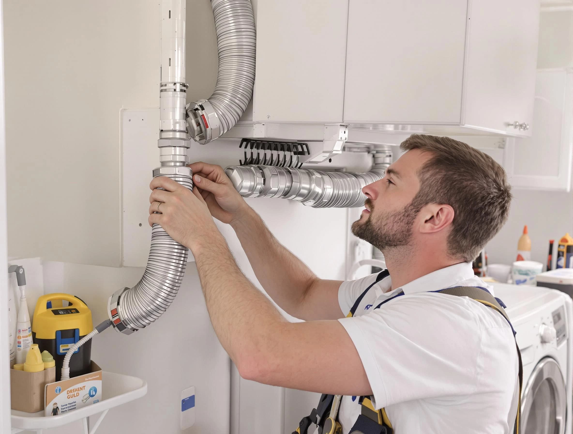 Professional dryer vent repair and installation by Cambridge Dryer Vent Cleaning in Cambridge