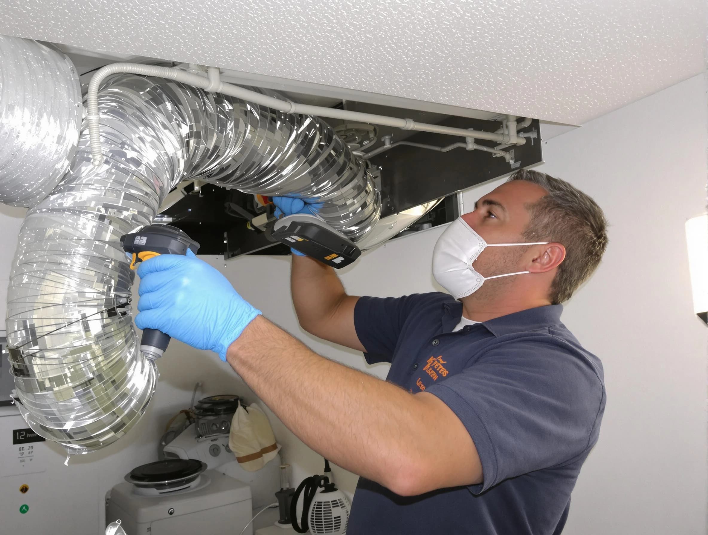 Cambridge Dryer Vent Cleaning professional performing thorough residential dryer vent cleaning in Cambridge